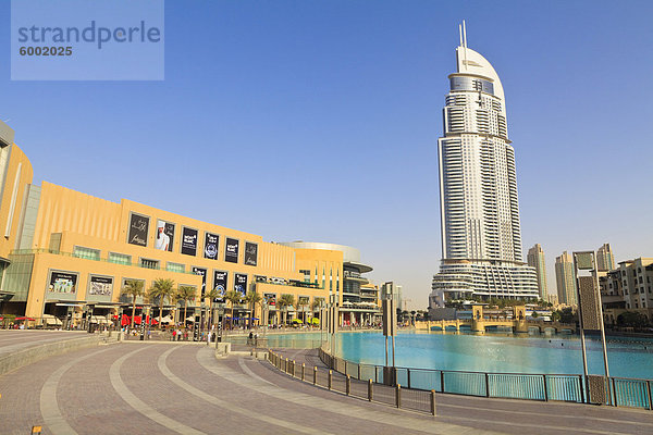 Die Dubai Mall und Adresse Building  Geschaeftsviertel  Dubai  Vereinigte Arabische Emirate  Naher Osten
