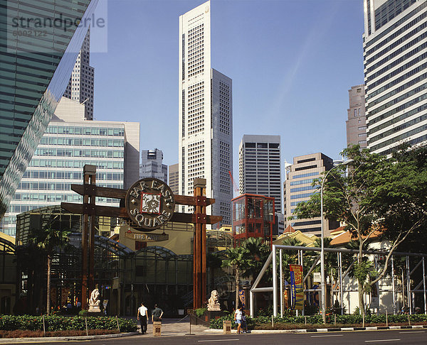 Fernen Osten Square im zentralen Geschäftsviertel in Singapur  Südostasien  Asien