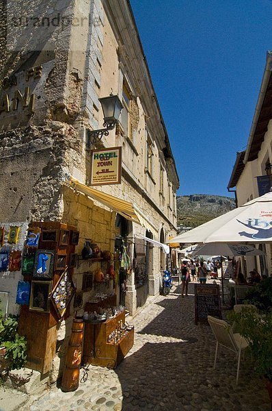 Die alte Stadt von Mostar  UNESCO-Weltkulturerbe  Bosnien-Herzegowina  Europa