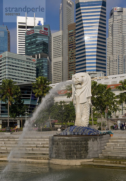 Der Merlion  Symbol von Singapur  Singapur  Südostasien  Asien