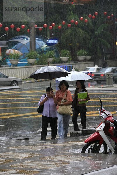 Monsun Regen  Kuala Lumpur  Malaysia  südöstlich Asi  Asien