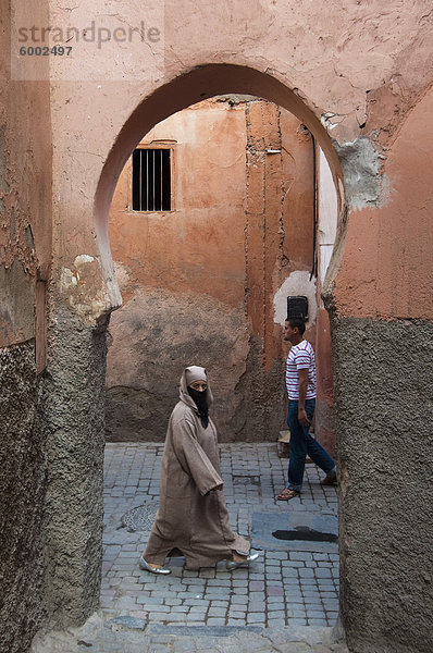 Medina Souk  Marrakesch  Marokko  Nordafrika  Afrika