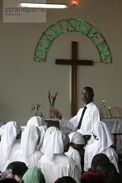 Makelekele evangelische Kirche  Brazzaville  Kongo  Afrika