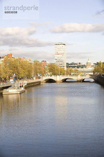 Des Flusses Liffey  Dublin  Republik Irland  Europa