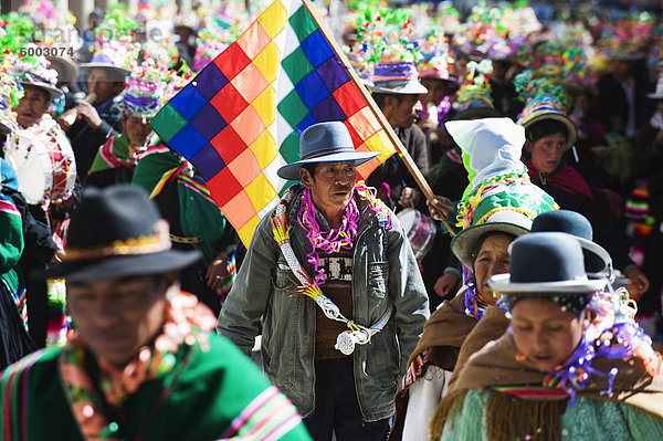 Anata Andina Harvest Festival  Karneval  Oruro  Bolivien  Südamerika