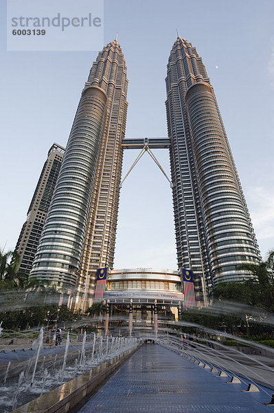 Petronas Towers  Kuala Lumpur  Malaysia  Südostasien  Asien