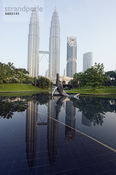 Petronas Towers  Kuala Lumpur  Malaysia  Südostasien  Asien