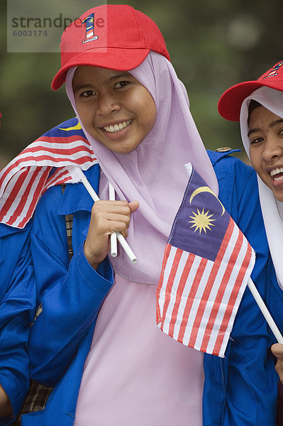 Unabhängigkeitstag feiern  Kuala Lumpur  Malaysia  Südostasien  Asien