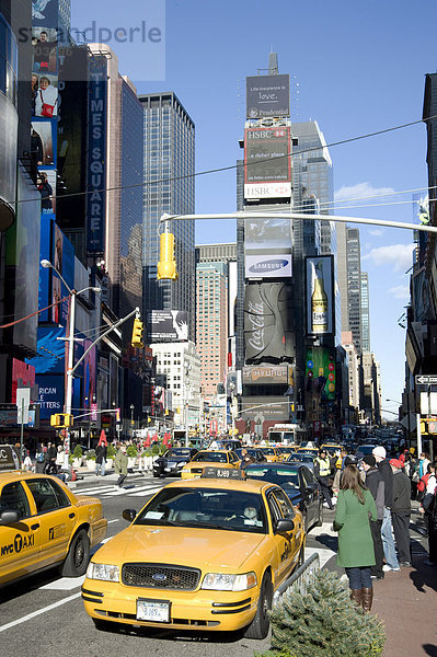 Times Square  New York  Vereinigte Staaten von Amerika  Nordamerika