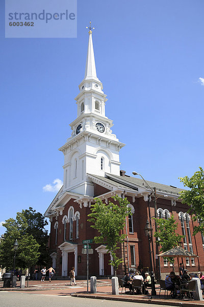 Kirche in North  Portsmouth  New Hampshire  New England  Vereinigte Staaten von Amerika  Nordamerika