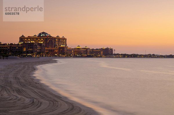 Emirates Palace Hotel  Abu Dhabi  Vereinigte Arabische Emirate  Naher Osten