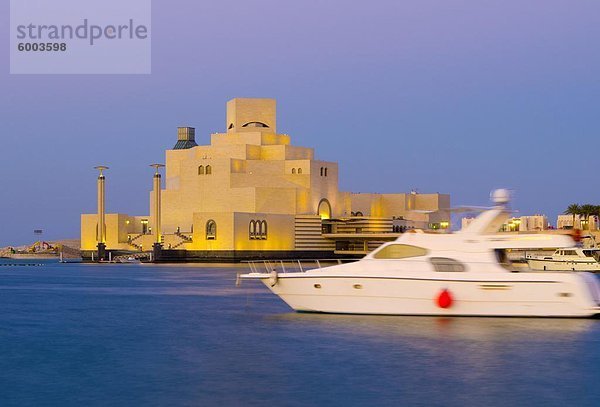 Museum für islamische Kunst und Hafen  Doha  Katar  Naher Osten