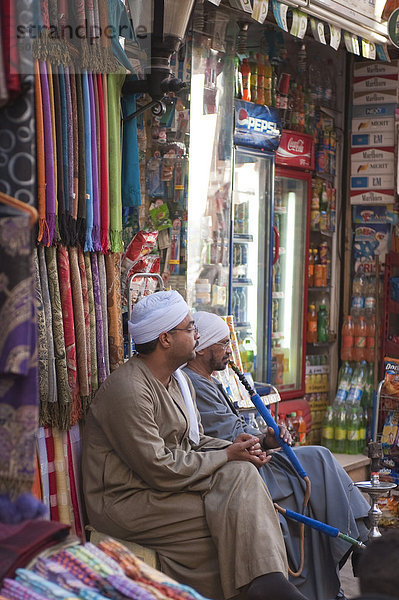 El Souk Markt  Luxor  Ägypten  Nordafrika  Afrika