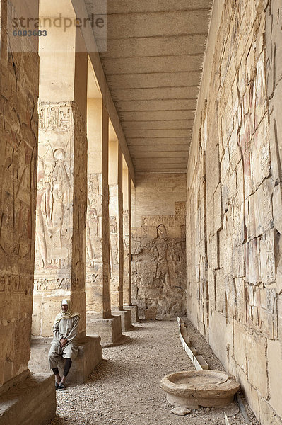 Tempel des Osiris in Abydos  Ägypten  Nordafrika  Afrika