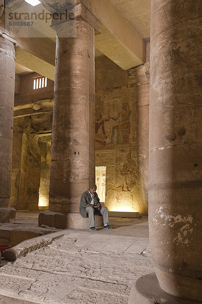 Tempel des Osiris in Abydos  Ägypten  Nordafrika  Afrika