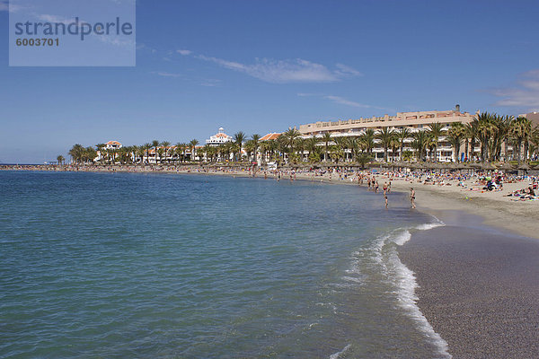 Playa de Las Vistas  Los Cristianos  Teneriffa  Kanarische Inseln  Spanien  Atlantik  Europa