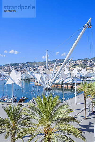 Il Grande Bigo  Porto Antico  Genua  Ligurien  Italien  Europa