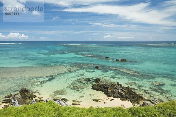 Die Lagune und südlichste Korallenriff der Welt  an der Westküste der 10 km langen vulkanischen Insel in der Tasmansee  Lord-Howe-Insel  UNESCO Weltkulturerbe  New South Wales  Australien  Pazifik