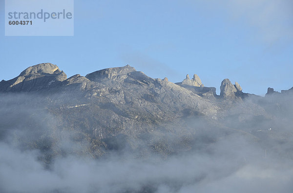 Mount Kinabalu  Kinabalu National Park  UNESCO World Heritage Site  Sabah  Borneo  Malaysia  Südostasien  Asien