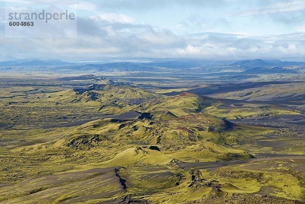 Laki Vulkan  vulkanischen Gebiet Lakagigar  Island  Polarregionen