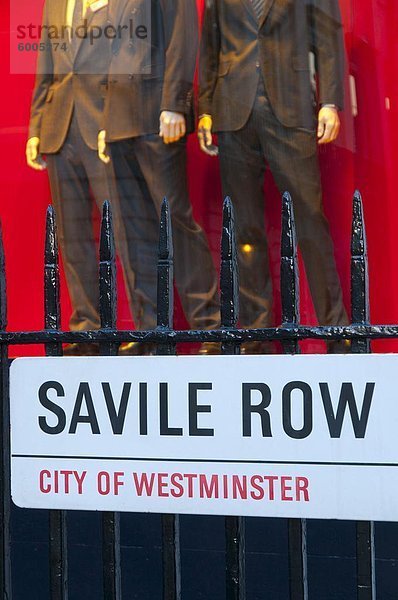 Savile Row  London  England  Vereinigtes Königreich  Europa
