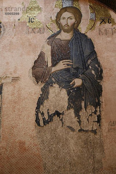 Christus in Kariye Camii (Heiliger Erlöser in Chora-Kirche)  Istanbul  Türkei  Europa
