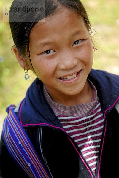 Hmong Mädchen  Sapa  Vietnam  Indochina  Südostasien  Asien