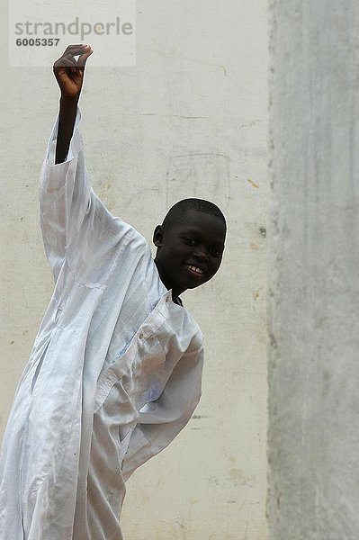 Muslimischer junge  Dakar  Senegal  Westafrika  Afrika