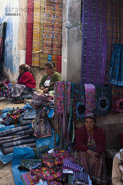 Markt  San Francisco El Alto  Guatemala  Zentralamerika