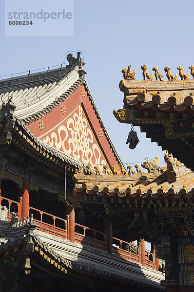 Yonghe Gong tibetischen buddhistischen Lama Tempel  Peking  China  Asien