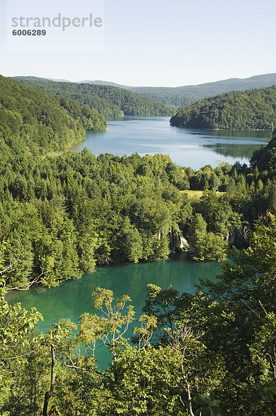 Türkis Seen  Nationalpark Plitvicer Seen  UNESCO World Heritage Site  Kroatien  Europa