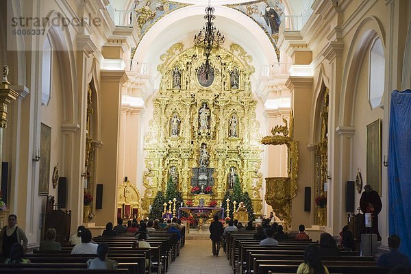 Innenraum des 18. Jahrhunderts Kathedrale  Tegucigalpa  Honduras  Mittelamerika