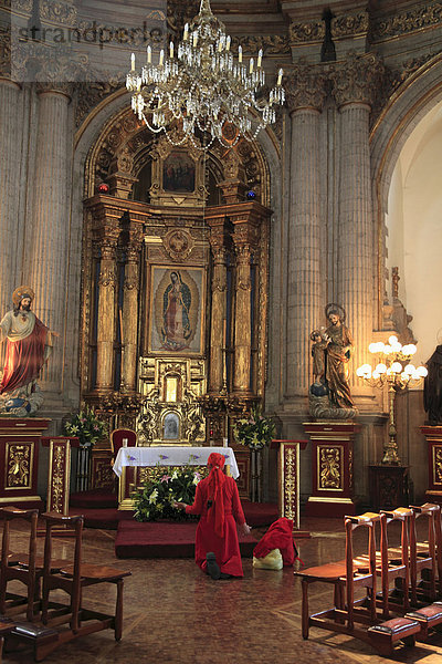 Kapelle  Schrein Capilla del Pocito  Basilika  unsere Dame von Guadalupe  der am meisten besuchte katholische in Amerika  Mexiko-Stadt  Mexiko  Nordamerika