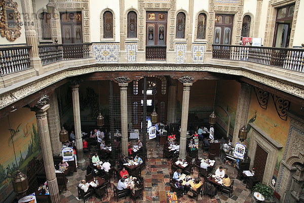 Mexico-Stadt Hauptstadt Wohnhaus Restaurant Nordamerika Mexiko Kachel