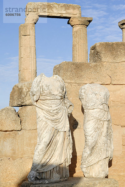 Tempel von Demeta  Kyrene  UNESCO World Heritage Site  Libyen  Nordafrika  Afrika