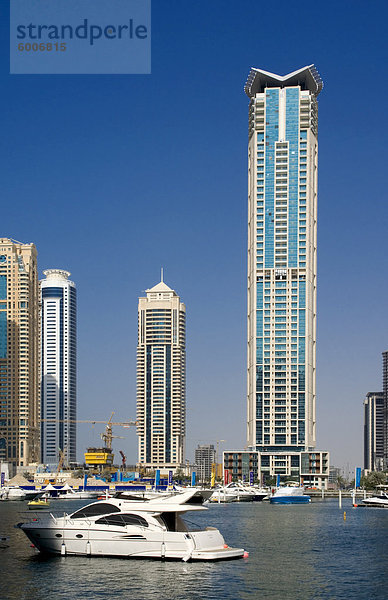 Dubai Marina  Dubai  Vereinigte Arabische Emirate (U.A.E.)  Naher Osten