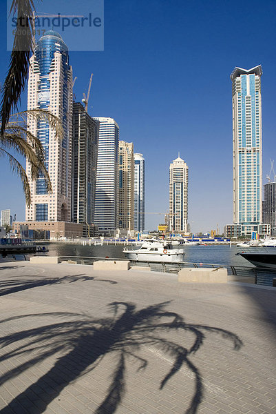 Dubai Marina  Dubai  Vereinigte Arabische Emirate (U.A.E.)  Naher Osten