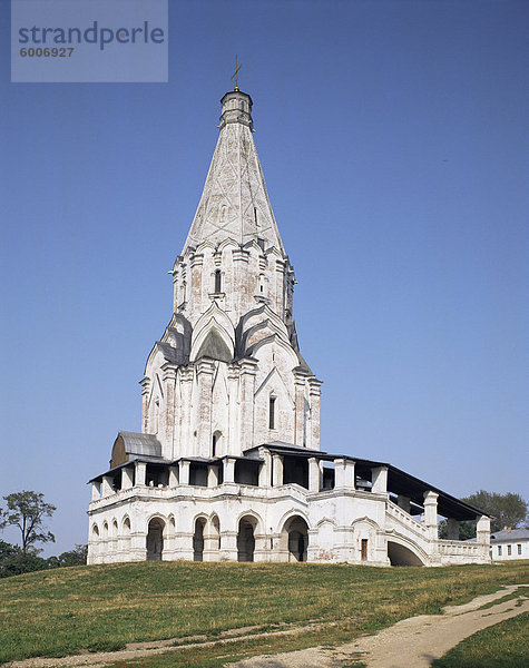 Kolomenskoje  16. Jahrhundert Kirche von Ascension  Moskau  Russland  Europa