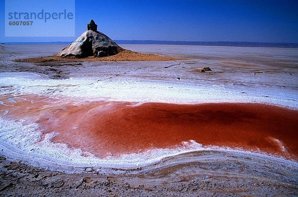 Der Chott el-Djerid  Tozeur  Tunesien  Nordafrika  Afrika