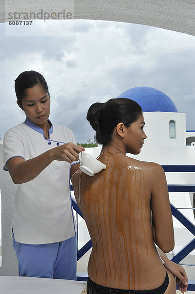 Körperbehandlung  The Spa im Thunderbird Resort  La Union  die Philippinen  Südostasien  Asien