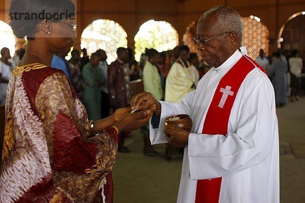 Katholische Messe in Lome  Togo  Westafrika  Afrika