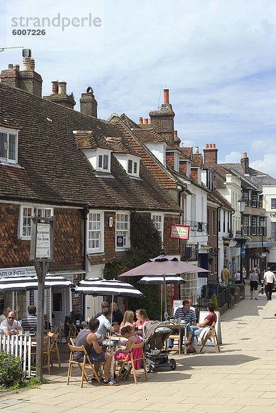 High Street  Schlacht  Sussex  England  Vereinigtes Königreich  Europa