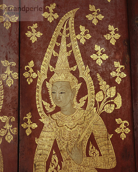 Thai Tür Detail  Thailand  Südostasien  Asien