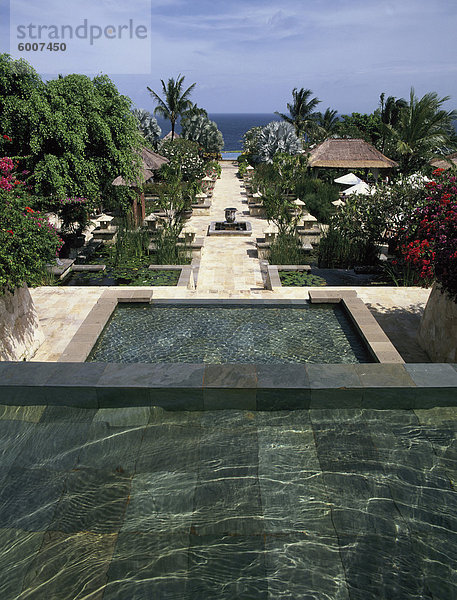 Eingangshalle Urlaub Spa Ansicht Terrasse Südostasien Asien Indonesien