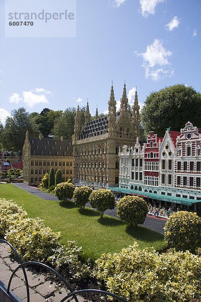 Modellstadt im Legoland  Windsor  Berkshire  England  Vereinigtes Königreich  Europa
