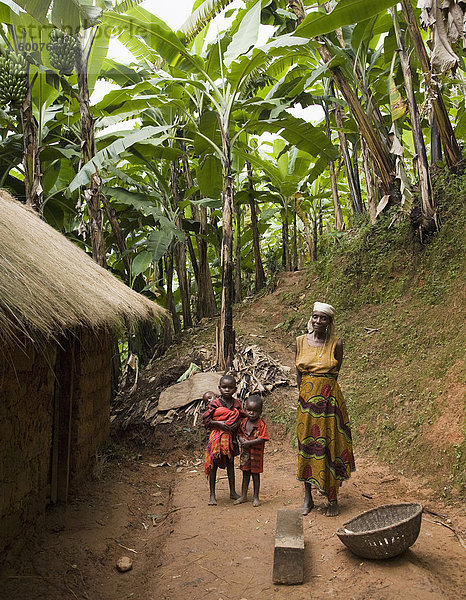 Dorf von Masango  Provinz von Cibitoke  Burundi  Afrika