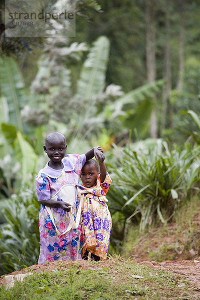 Dorf von Masango  Provinz von Cibitoke  Burundi  Afrika