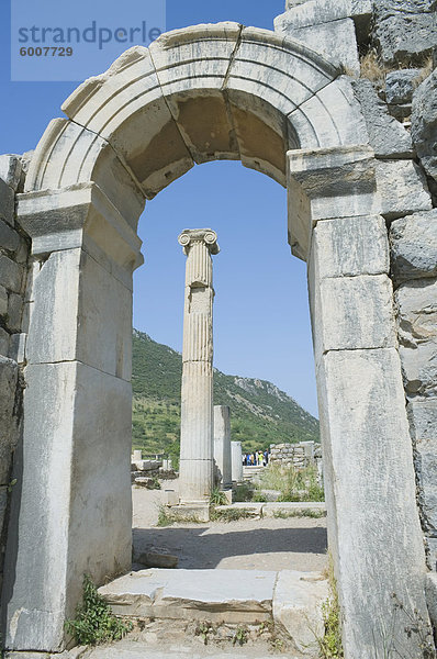 Ephesus Ruinen  Ephesus  Anatolien  Türkei  Kleinasien  Eurasien