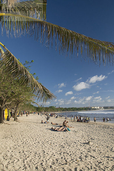 Strand von Kuta  Bali  Indonesien  Südostasien  Asien