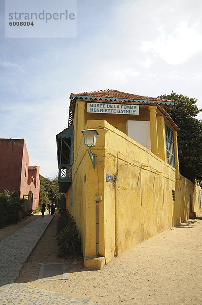 Goree Island bekannt für seine Rolle in der Sklaverei  in der Nähe von Dakar  Senegal  Westafrika  Afrika